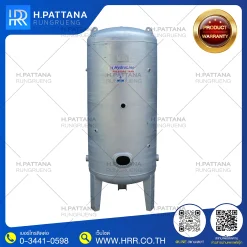 ถังแรงดันเหล็กกัลวาไนซ์ 500 ลิตร สำหรับระบบประปาอุตสาหกรรม